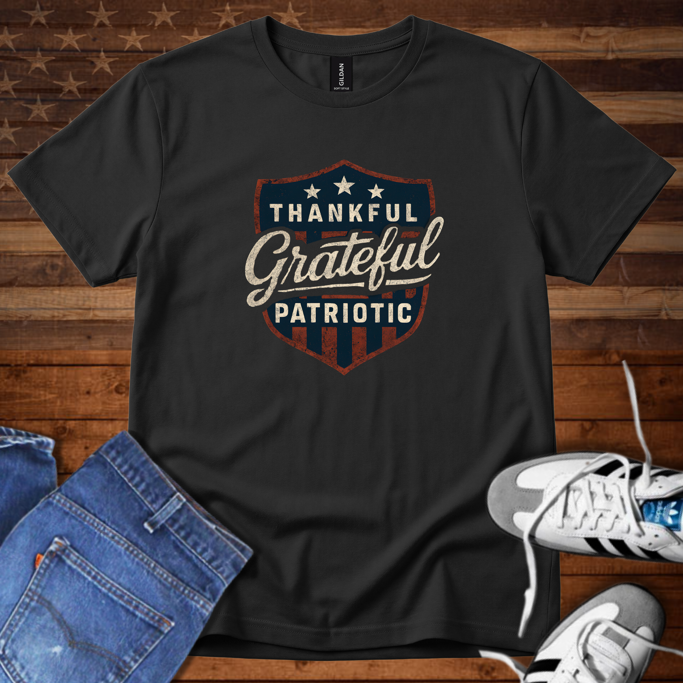 Thankful Grateful Patriotic