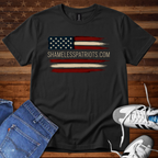 SHAMELESSPATRIOTS.COM distressed Flag