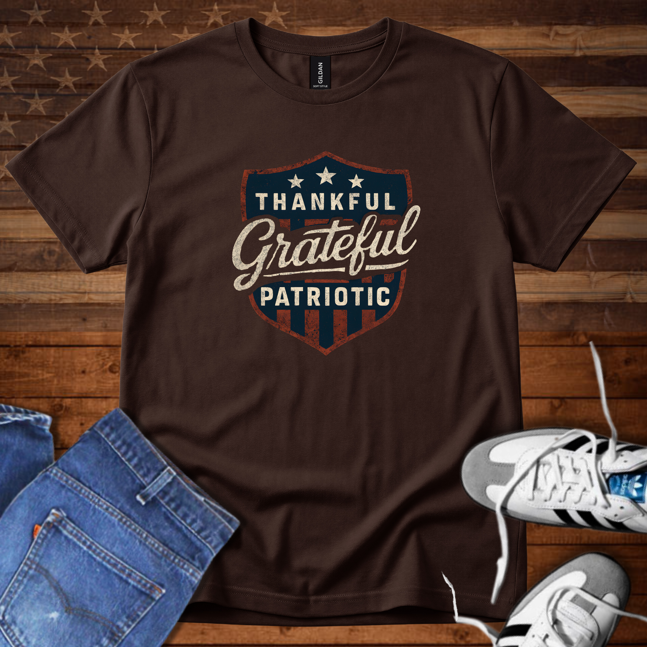 Thankful Grateful Patriotic