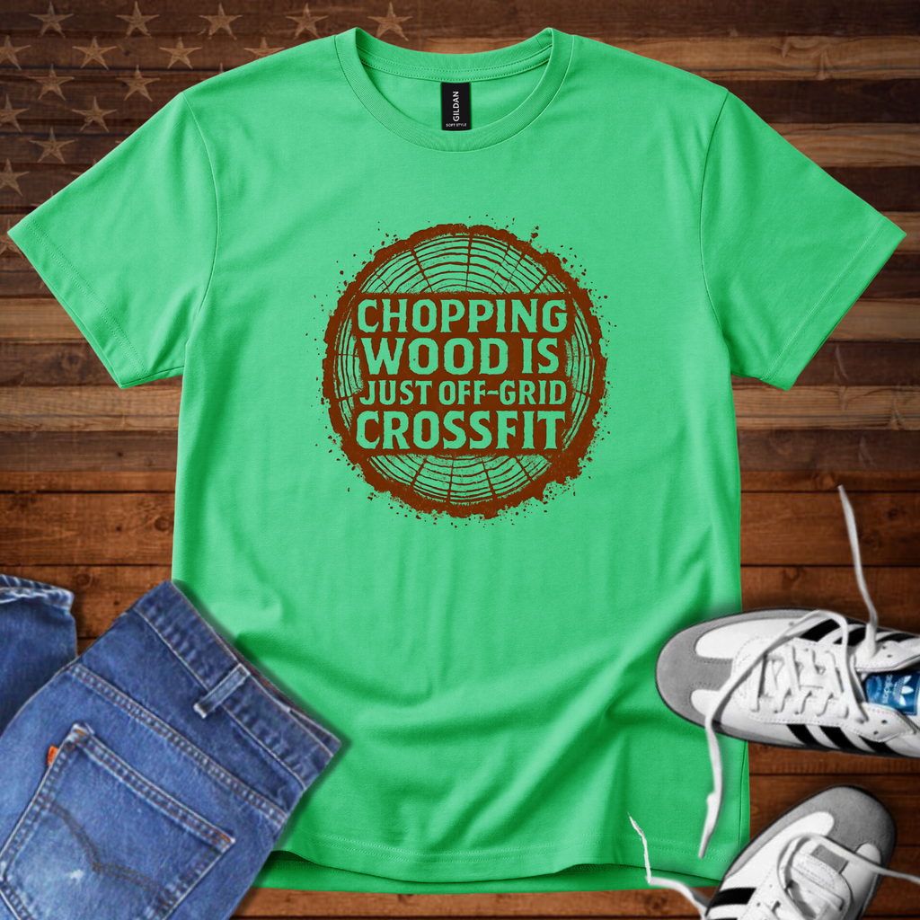 Chopping Wood Is Just Off Grid Cross Fit