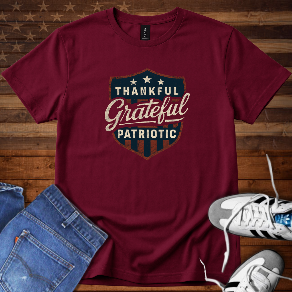 Thankful Grateful Patriotic