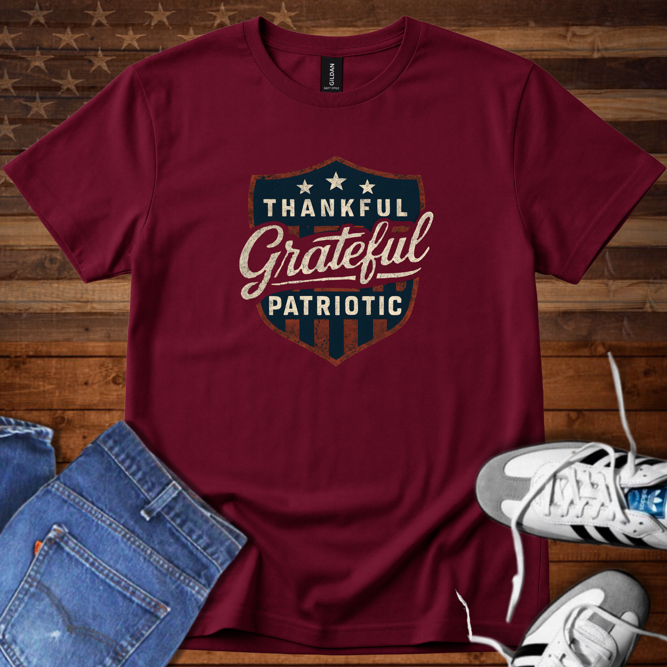 Thankful Grateful Patriotic