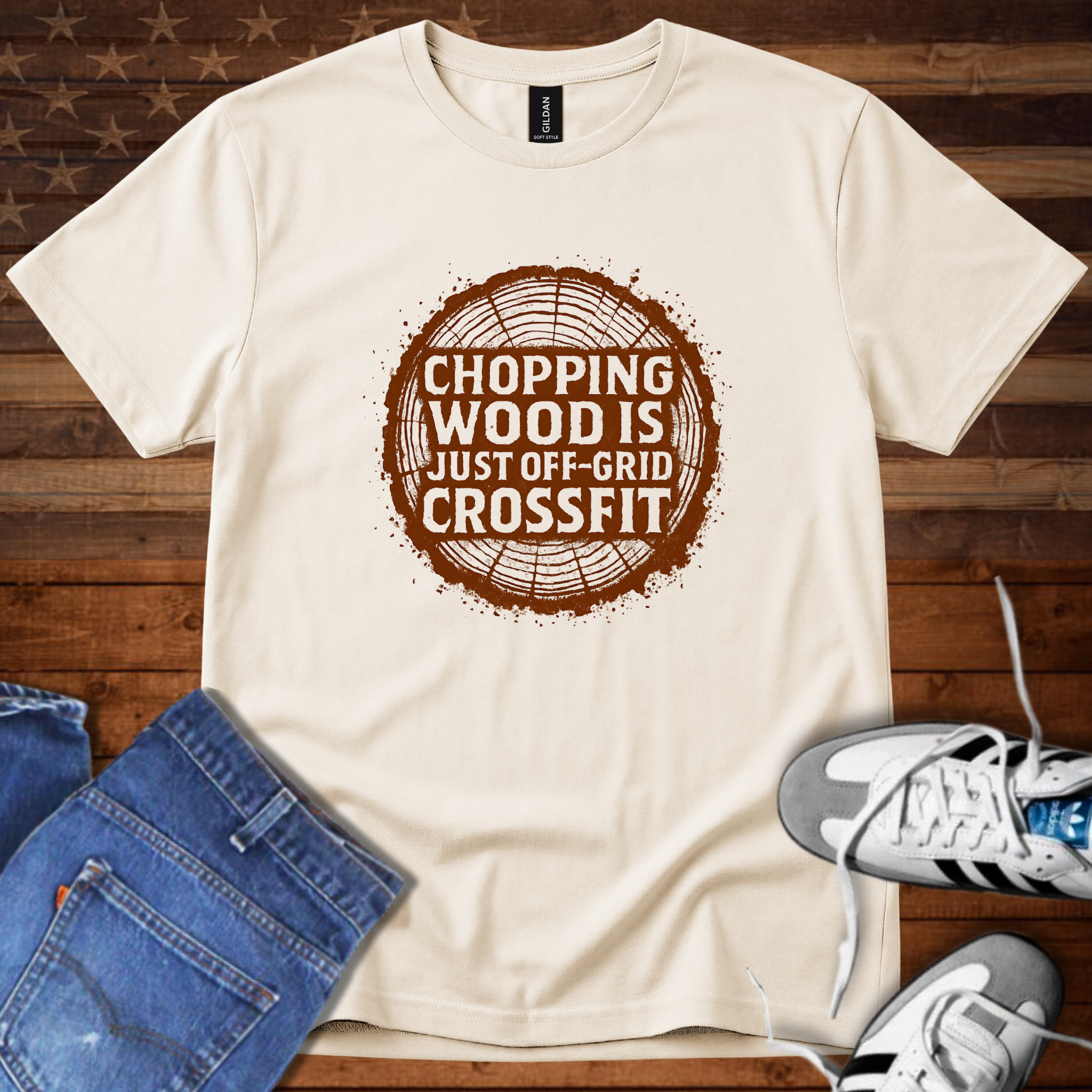 Chopping Wood Is Just Off Grid Cross Fit