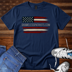 SHAMELESSPATRIOTS.COM distressed Flag