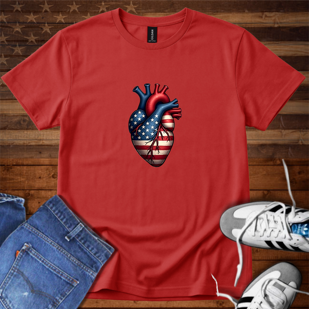 Shameless Patriots Heart Logo