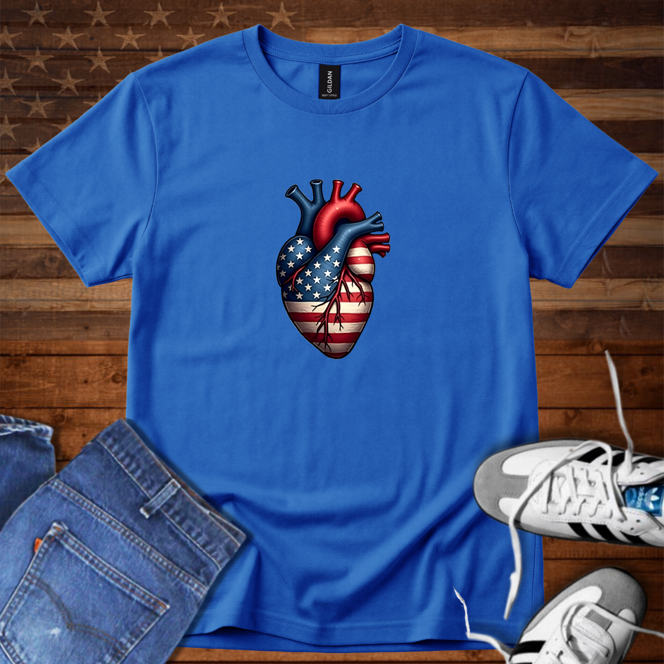 Shameless Patriots Heart Logo