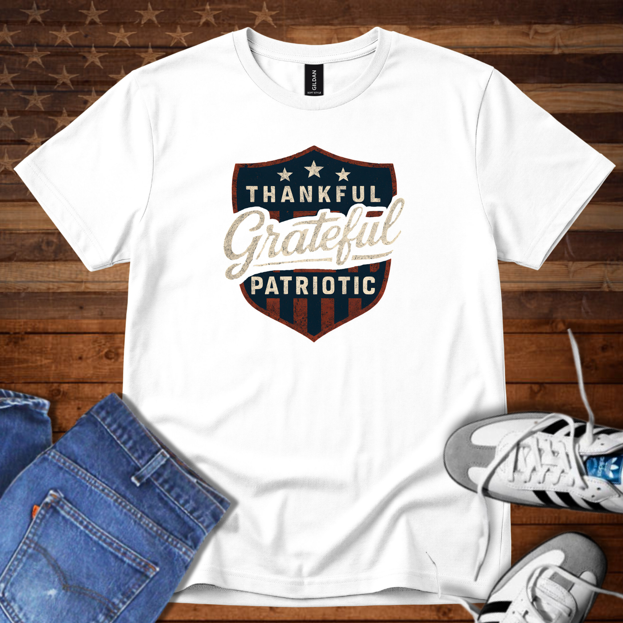 Thankful Grateful Patriotic