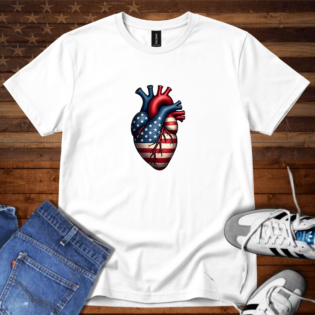 Shameless Patriots Heart Logo