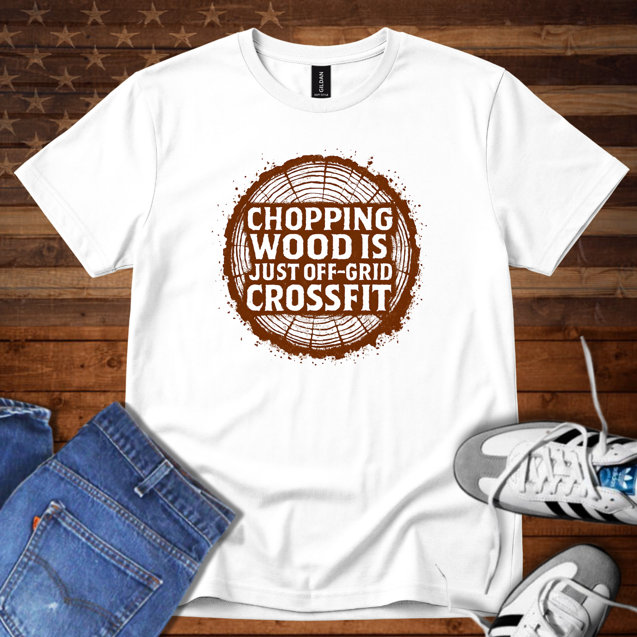 Chopping Wood Is Just Off Grid Cross Fit